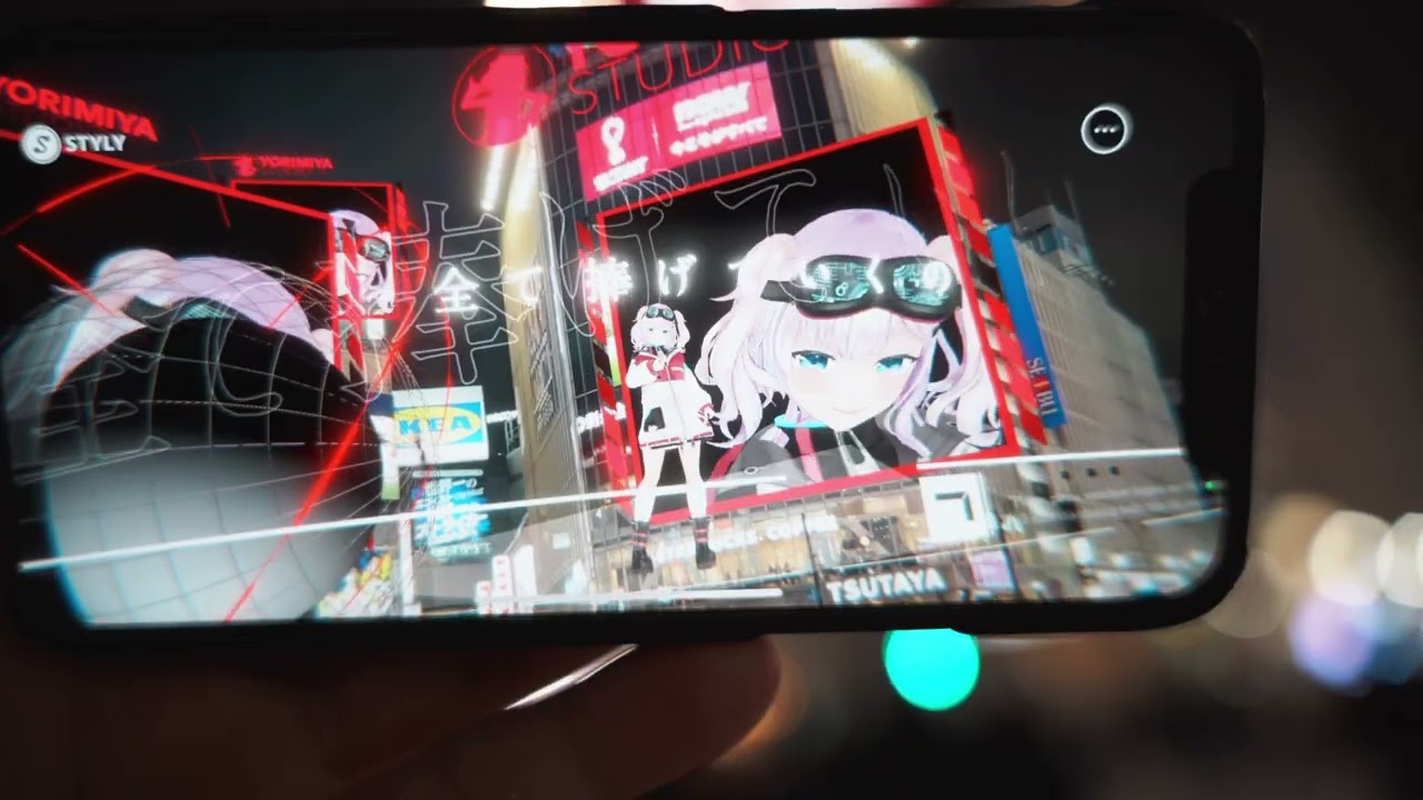 ParticleLiVE "FACE" for Shibuya scramble crossing