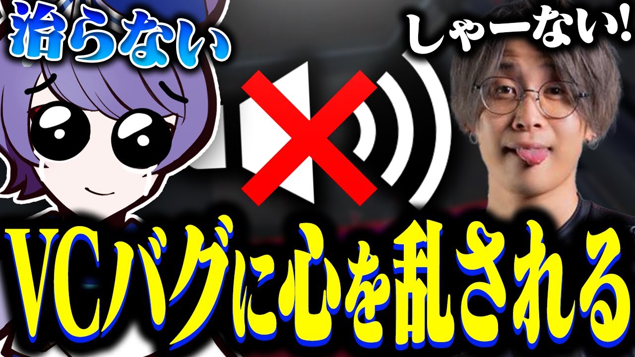 善悪菌のメンタルケアを受けながらもVCバグに心を乱されるade【VALORANT/ヴァロラント】