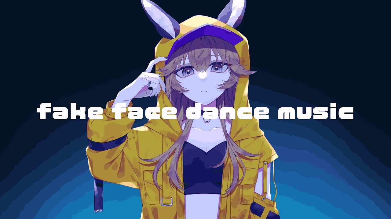 MVillust/fake face dance music - すべからくおかぴ 