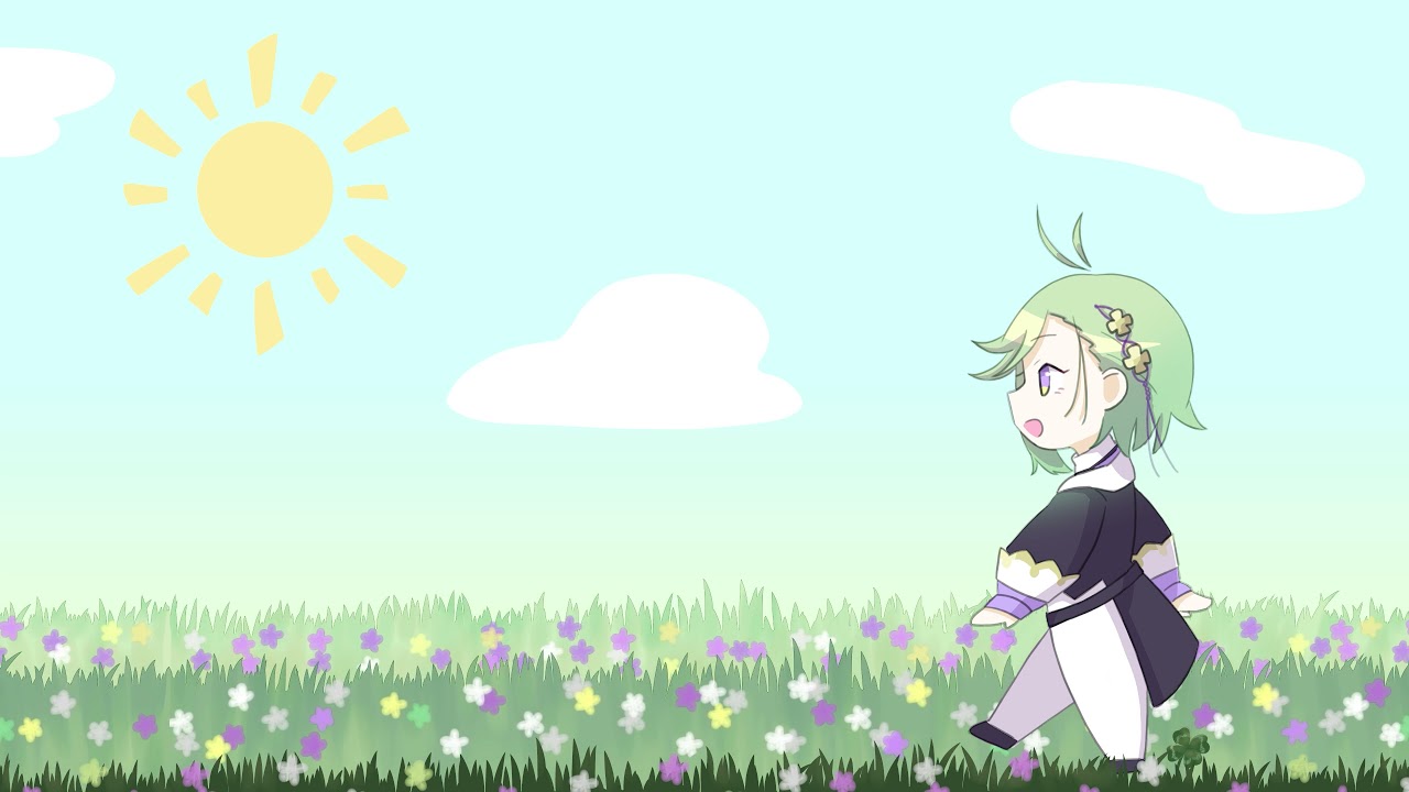 Vtuber 苗芽なる　配信オープニング　ver.1.00