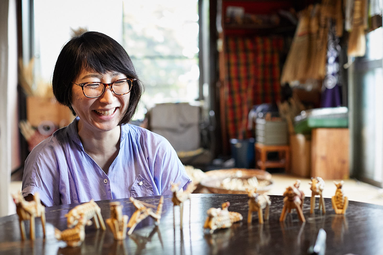 【箒をつくる人たち②】鹿沼箒・増形早苗さん「箒職人になる決意」 - ストア情報 - 国立- 世界のかご カゴアミドリ