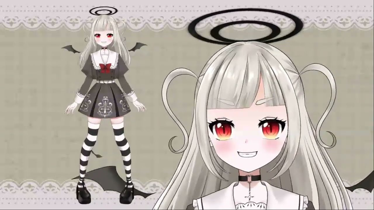 Live2D 悪魔の女の子　サンプル