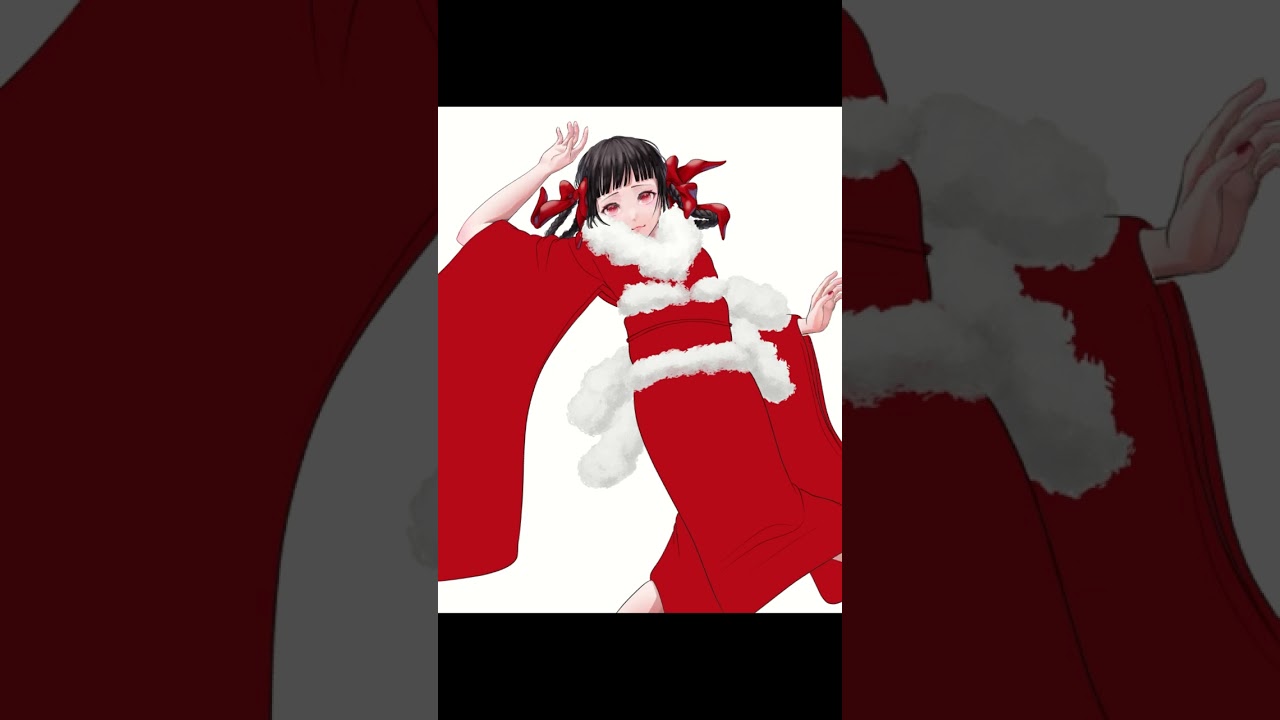 [イラストメイキング] 2023年 オリジナルキャラで年賀状 描いてみた - illustration making - #shorts