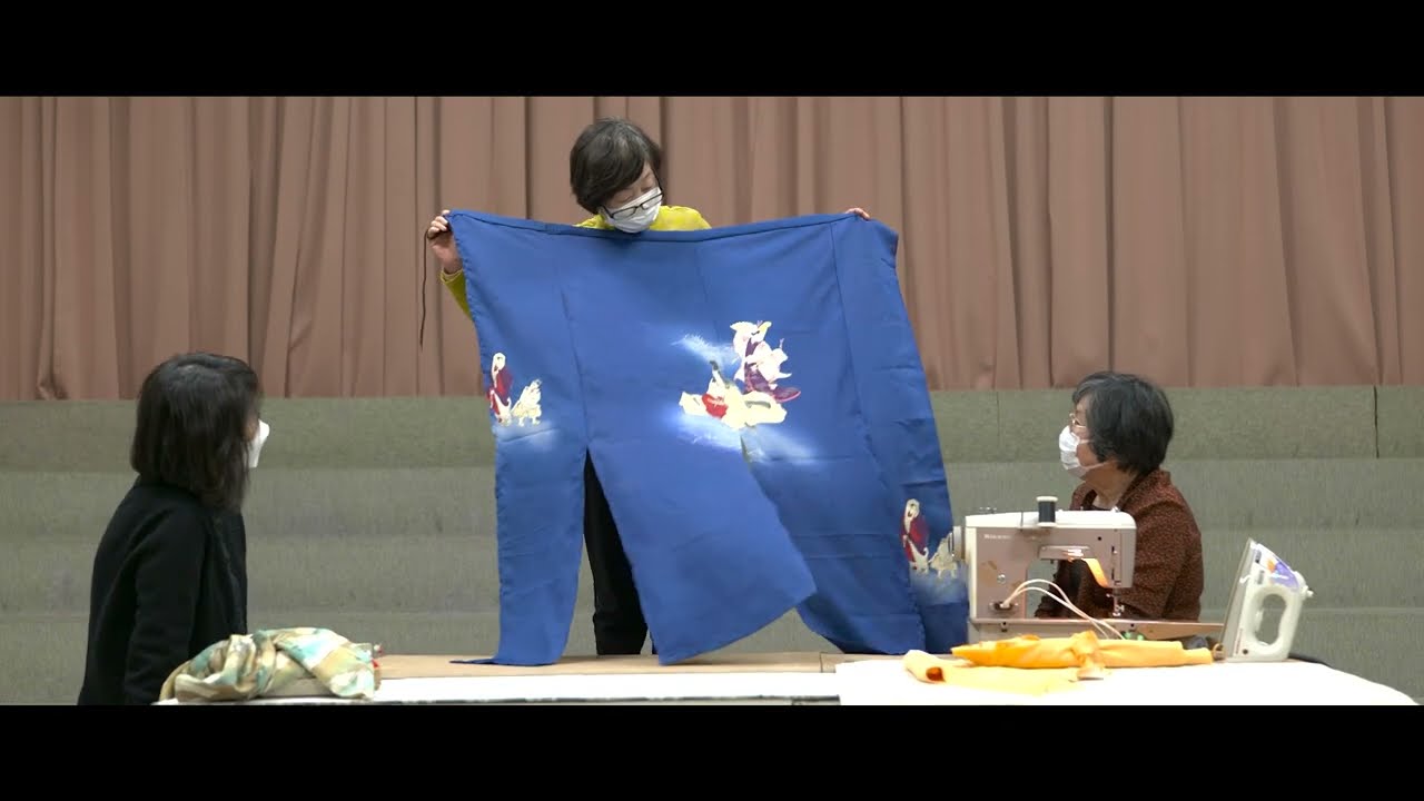 メイク、着物