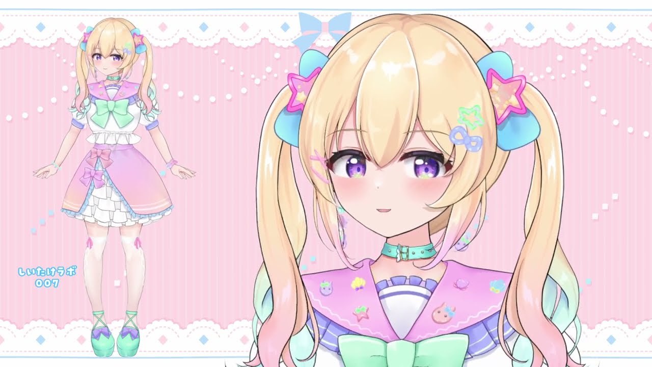 Shiitake-LAB 007 YumeKawa  twintail【Live2D showcase】