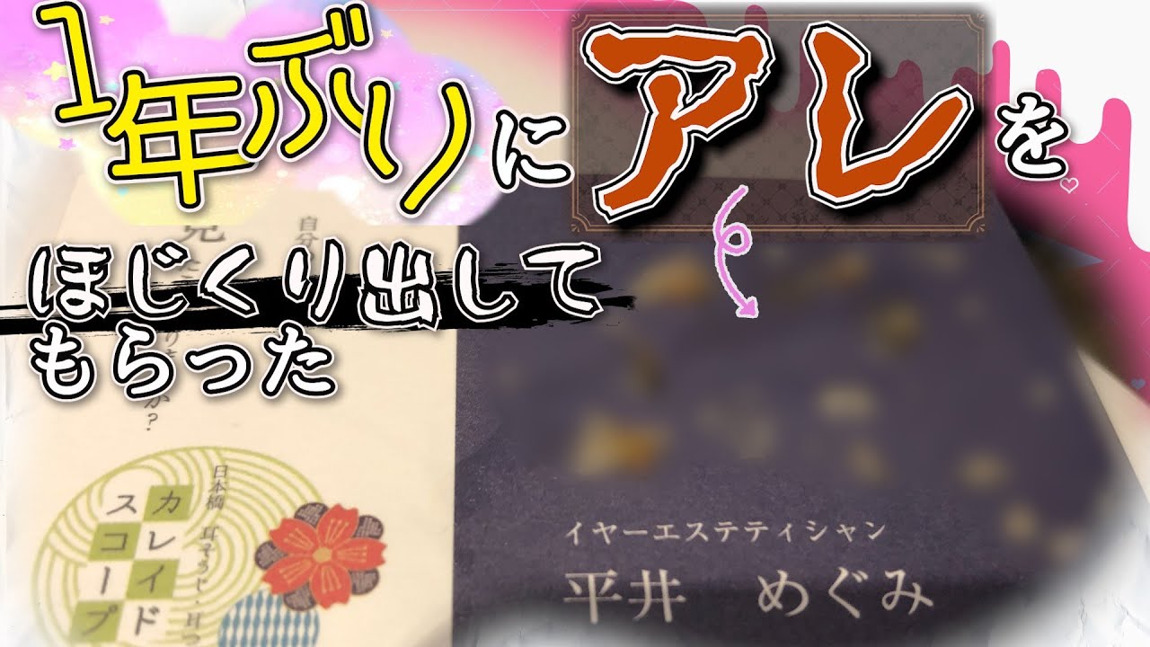 ■エンタメ系■　※閲覧注意※１年ぶりに『アレ』をほじくり出してもらった【カレイドスコープ／耳掃除】