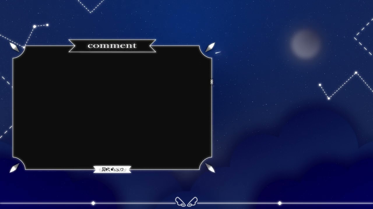 配信画面、cg