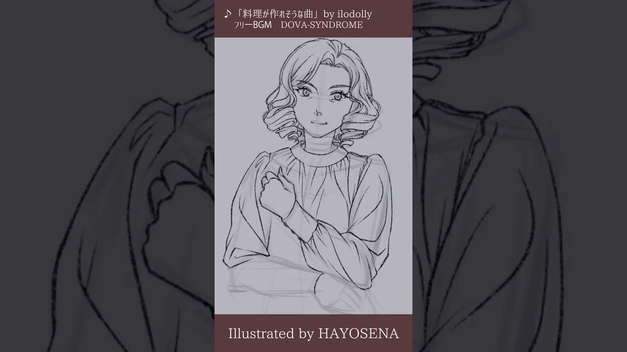 【タイムラプス】上品なおば様の描き方 #Shorts #digitalart