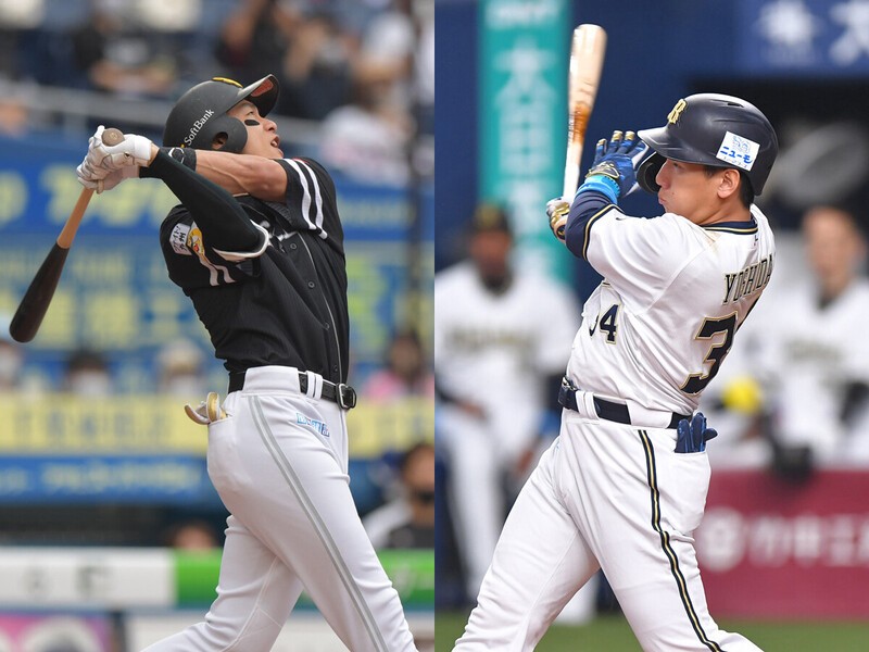 柳田悠岐×吉田正尚のスラッガー対談。互いの印象や来季の目標、期待する若手選手などを語りつくした｜プロ野球｜集英社 スポルティーバ 公式サイト web Sportiva