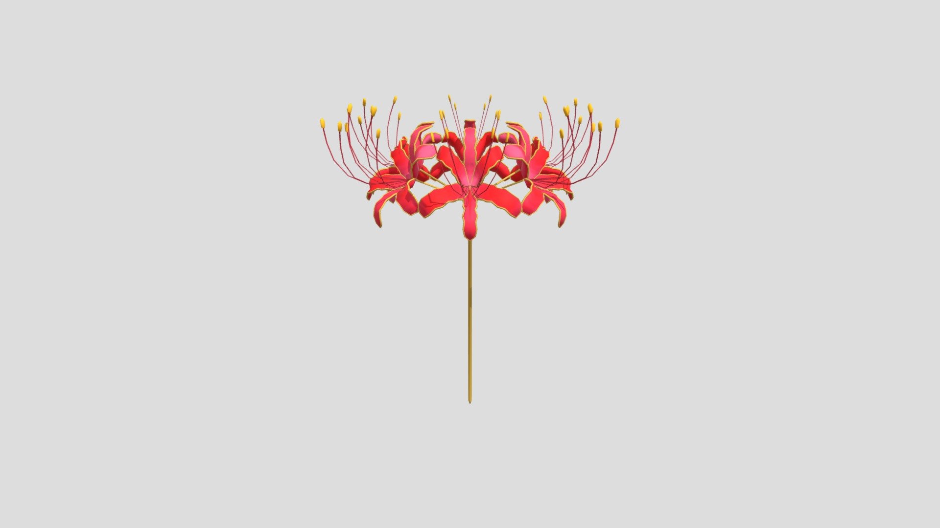 彼岸花の簪