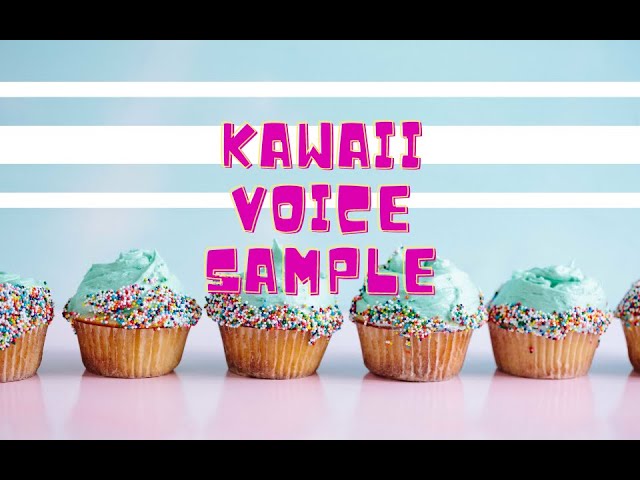 Japanese Kawaii Voice Sample Pack Vol.1