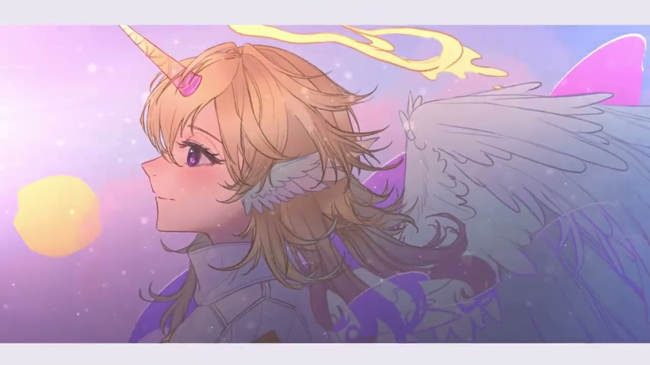 AE01_OC:🌙🦄🪽#indie_anime #aftereffects #animation #OC