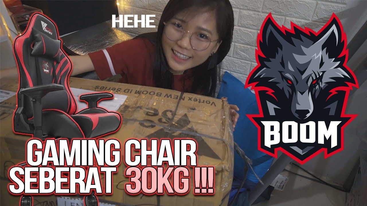 UNBOXING GAMING CHAIR 30KG❤️ ! BOOMxVortexSeries