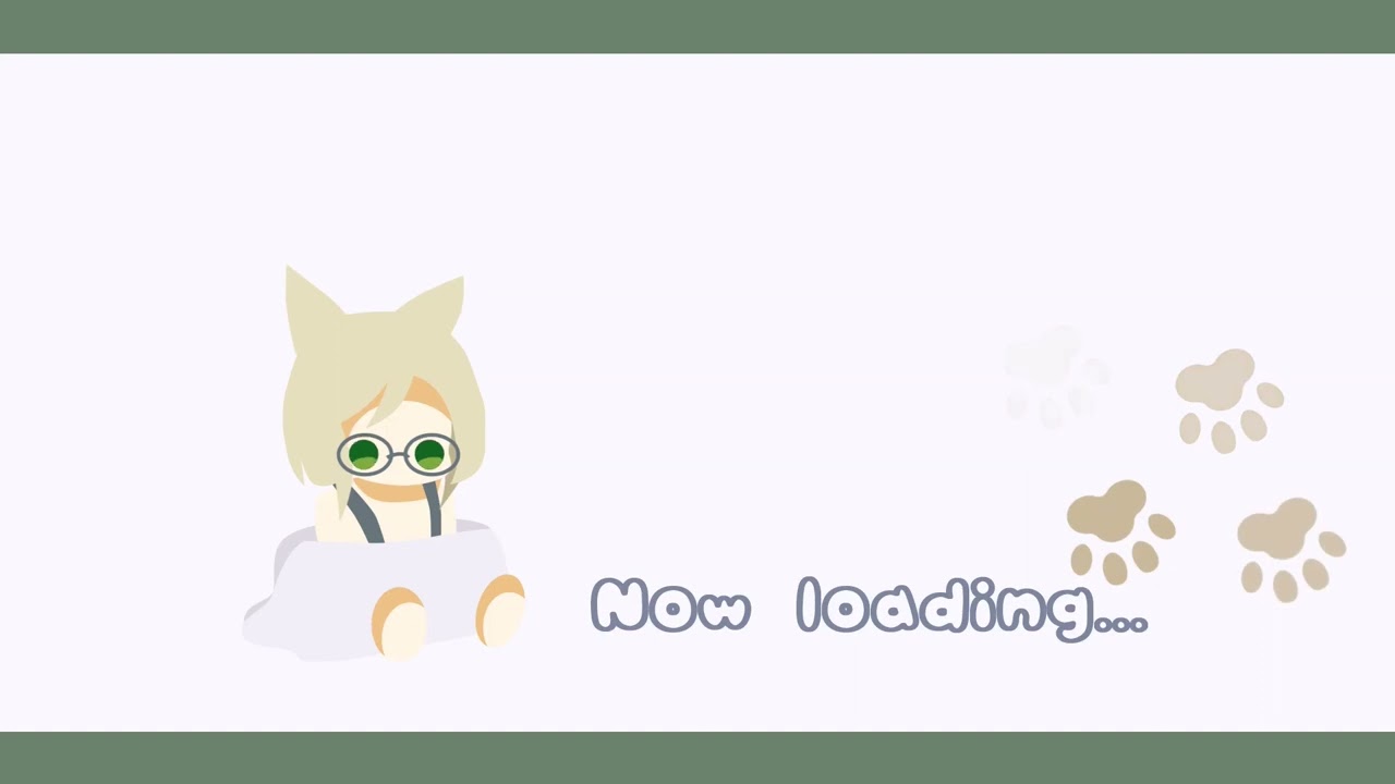 猫耳ぴこぴこ待機画面