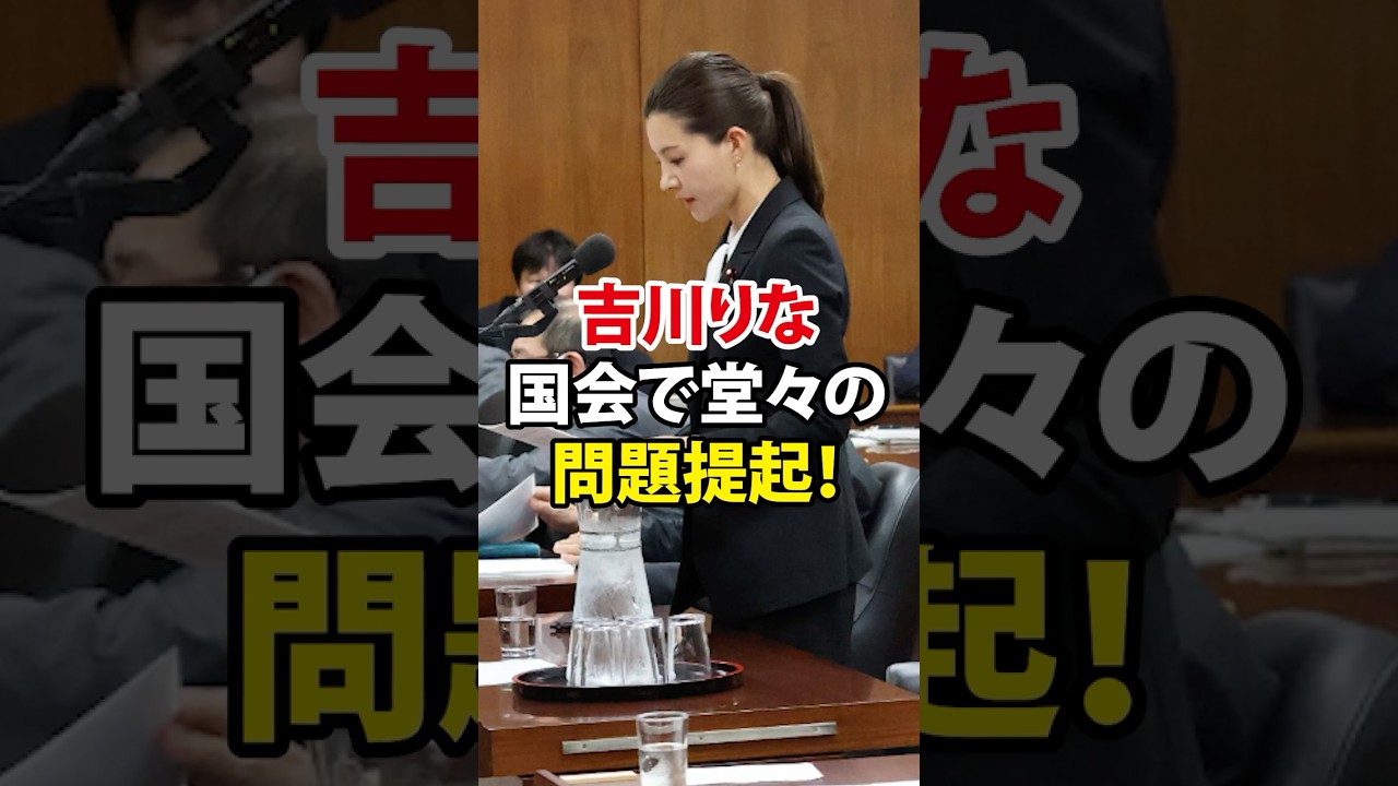 外国人受け入れ“蛇口を閉めよ”真剣な訴え＃吉川りな＃国会＃外国人