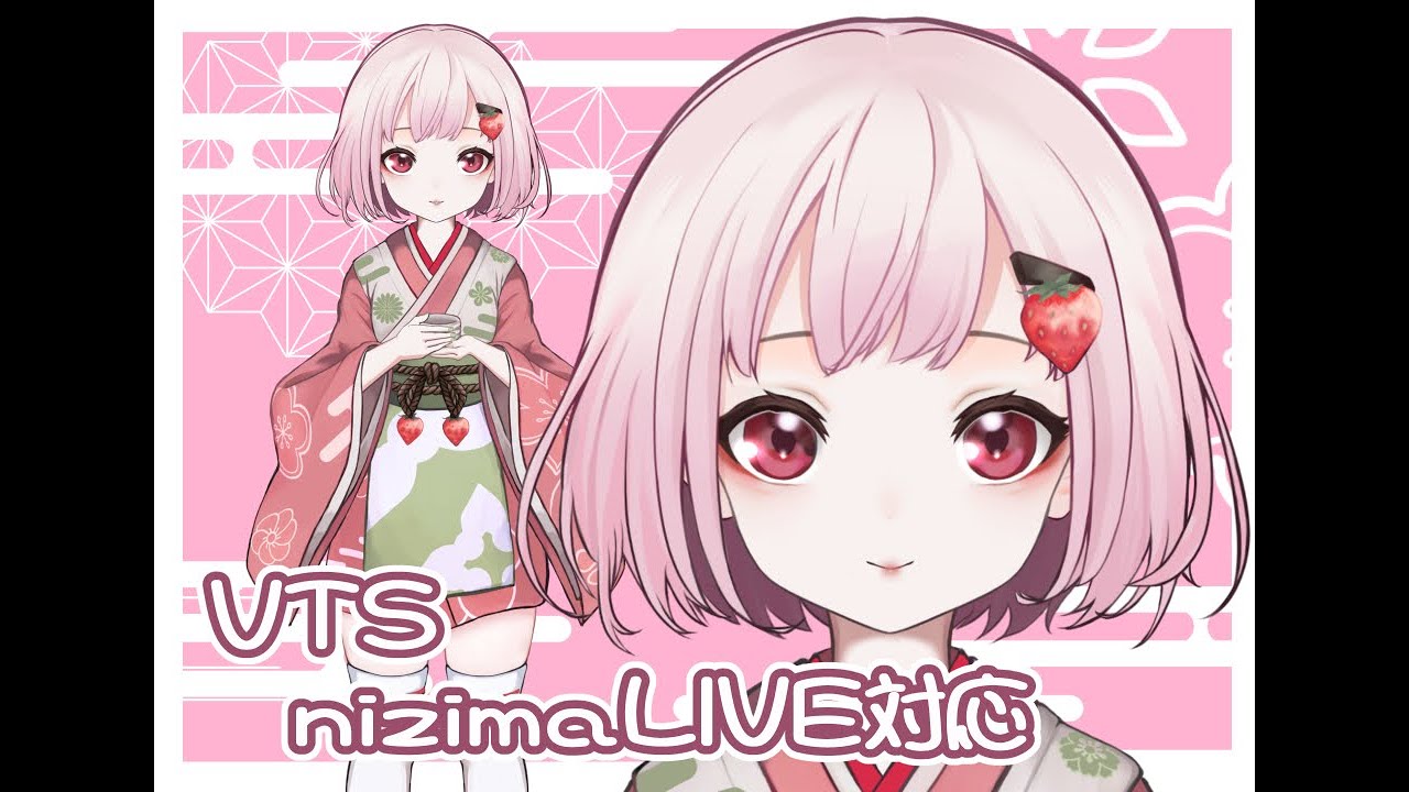 【Live2D Showcase】イチゴ大福の女の子【vtuber avatar】