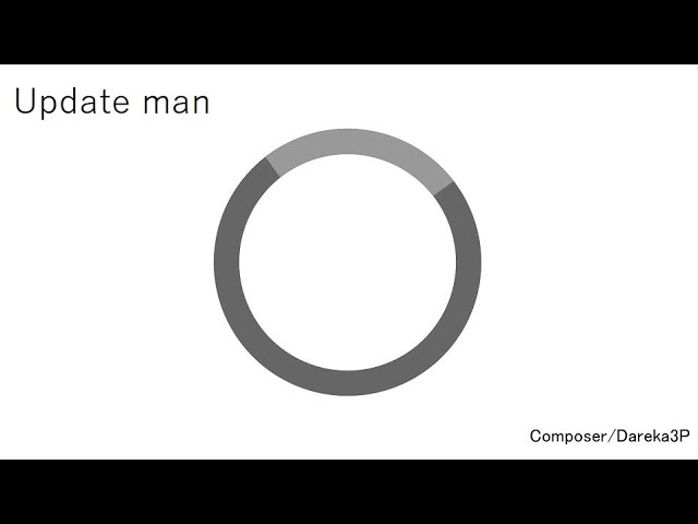 Update man / 初音ミク