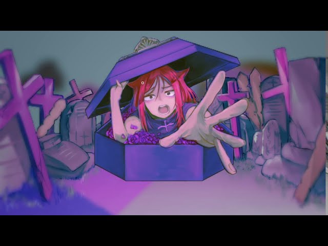 [BIRTHDAY ILLUSTRATION MAKING]akatin - Living ghost is alive/赤ティン - 生きてるおばけは生きている(cover song)