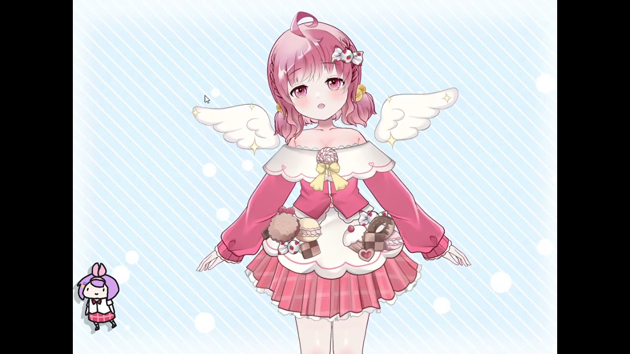 【Live2Dモデリング】甘藤ふわむ様_Vtuber