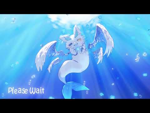 配信待機画面_白藍ぬい様【制作実績】