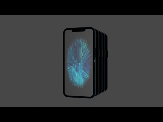 【Blender】複数のiPhone13を使用したアニメーション動画