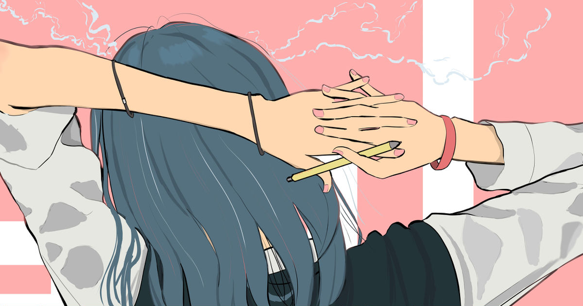 #女子高生 赤信号 - 銀nanのイラスト - pixiv