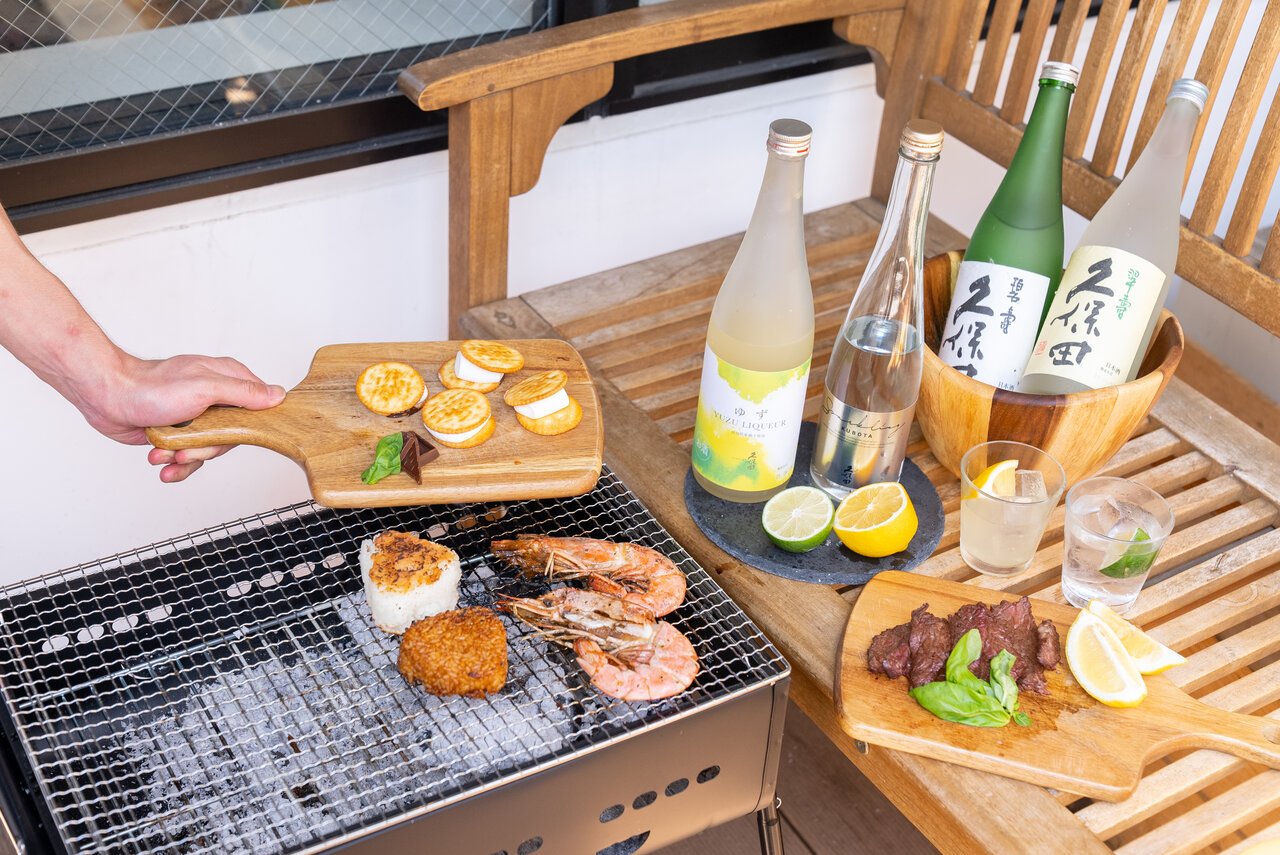 海の生き物、日本酒