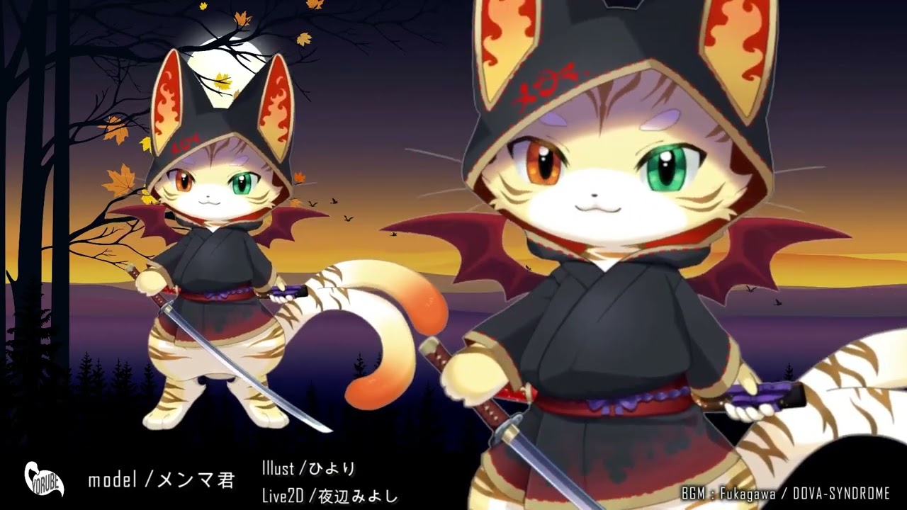 live2dモデリング、illustrations