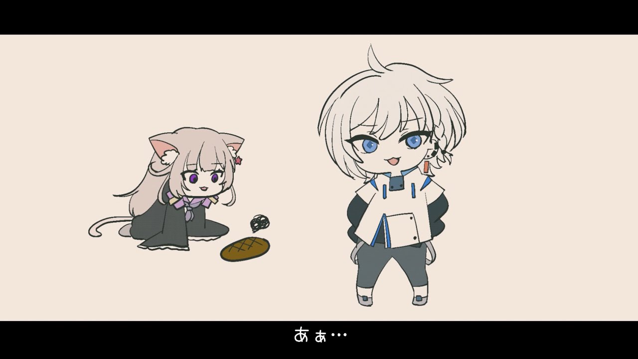 【手描き】パンこげこげになっちゃった【夜絆ニウ・凪夢夛/ネオポルテ】