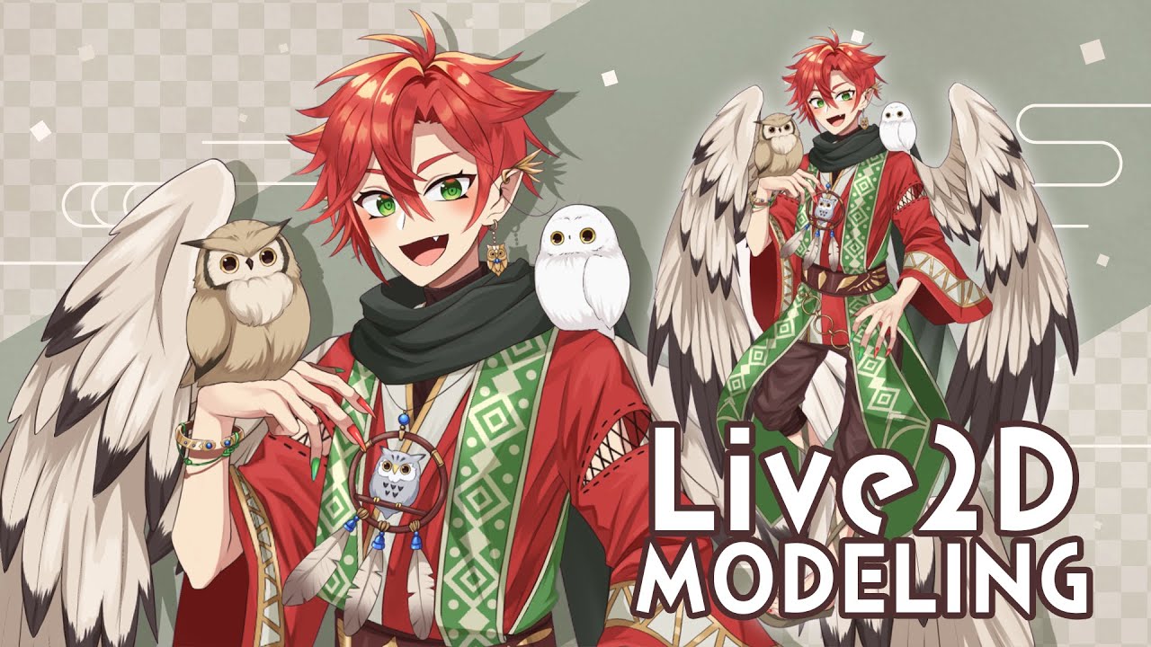 live2dモデリング、illustration