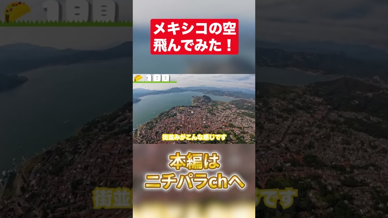 メキシコ旅行最高！ #ニチパラch #空飛ぶメンサ #パラグライダー #海外旅行