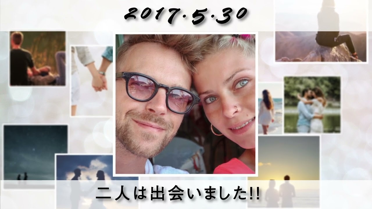 【結婚式オープニングムービー】ホームページ風