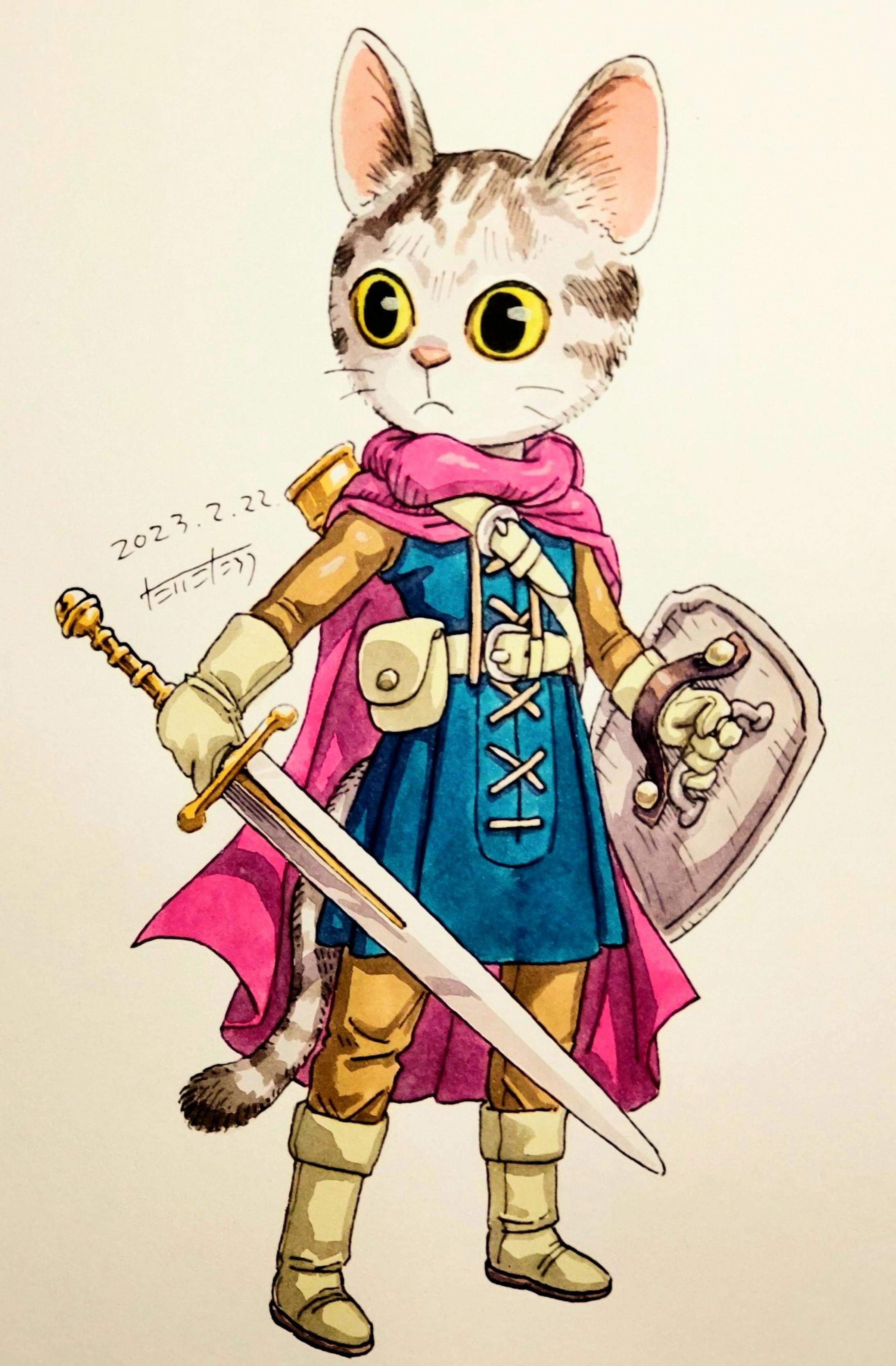 Brave Cat