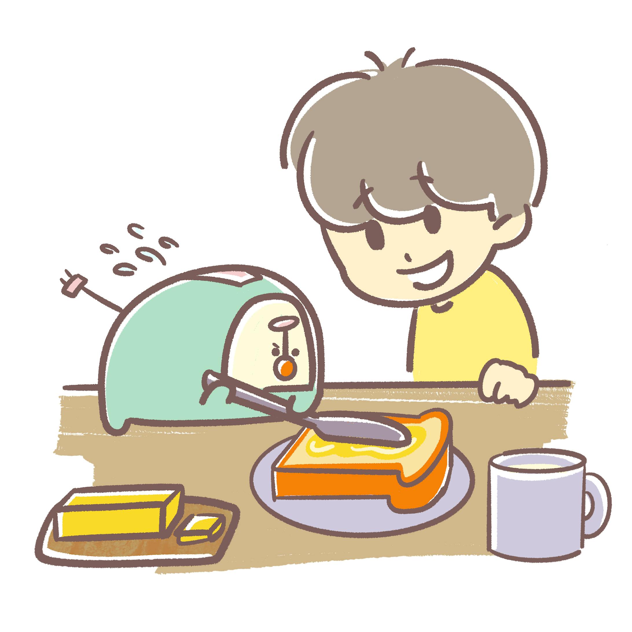 オリジナルキャラクター「トースターのトッティ」-1