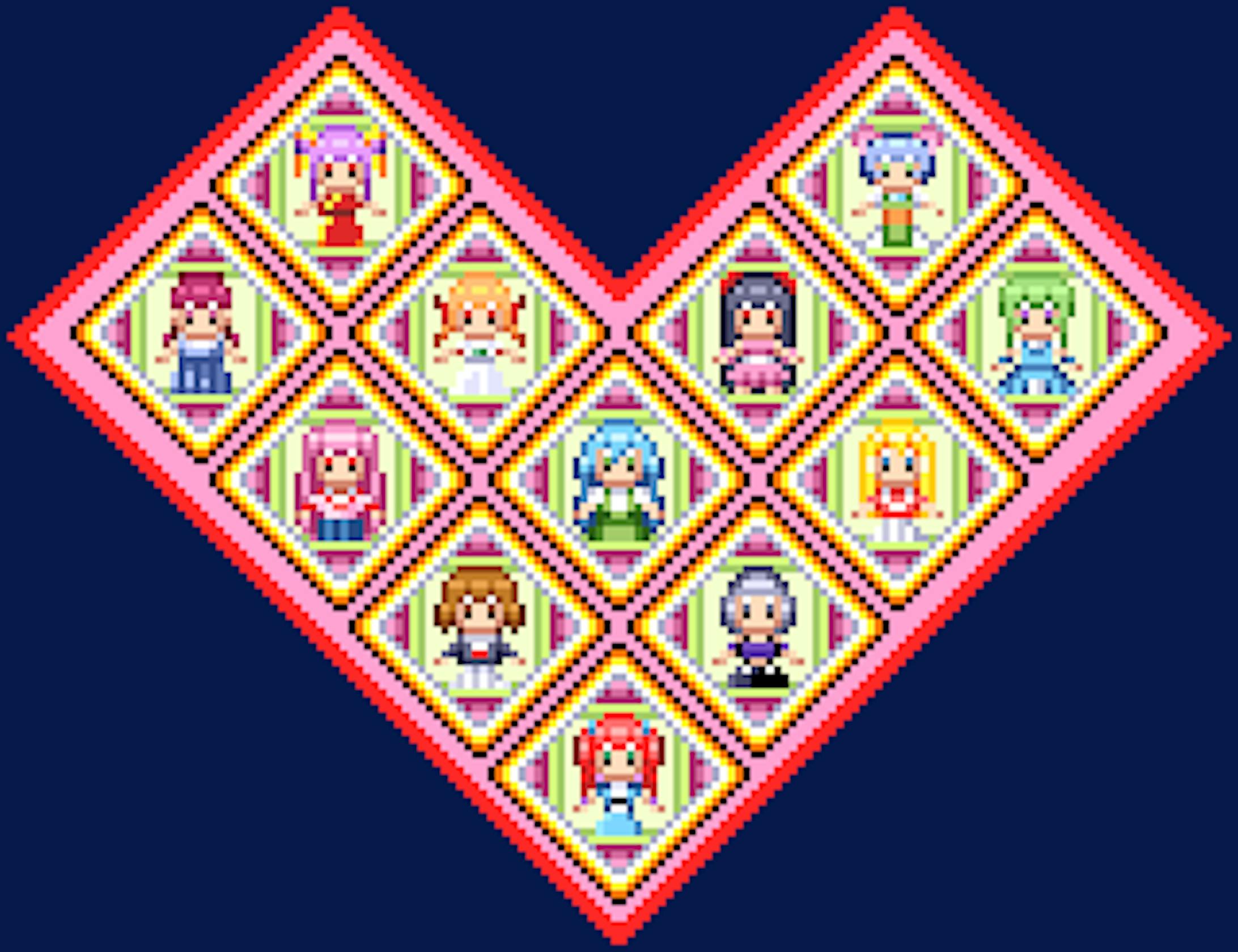 マイクロキャラドット絵