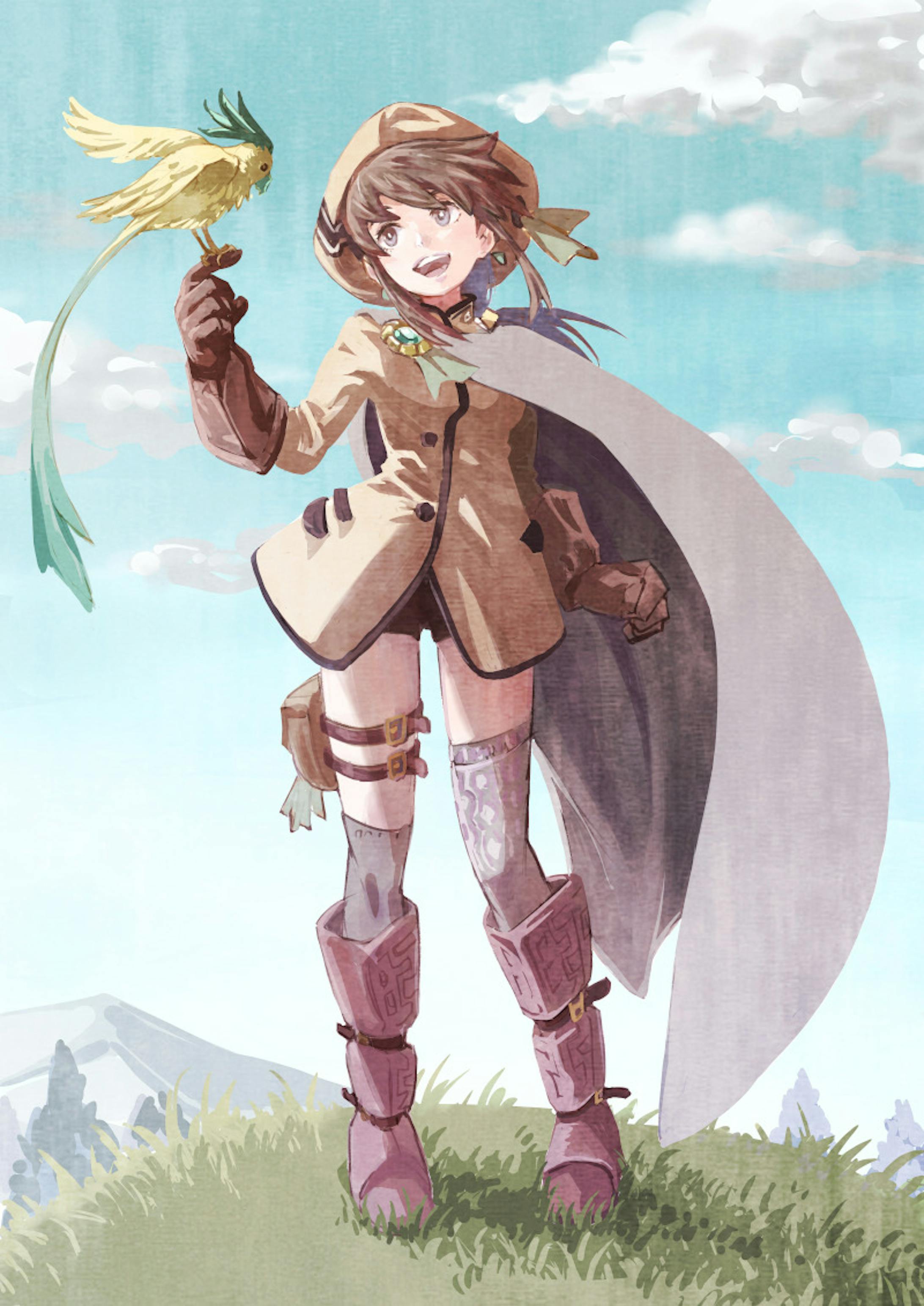 ファンタジー系イラスト 鳥使い ファンタジー系イラスト 鳥使い