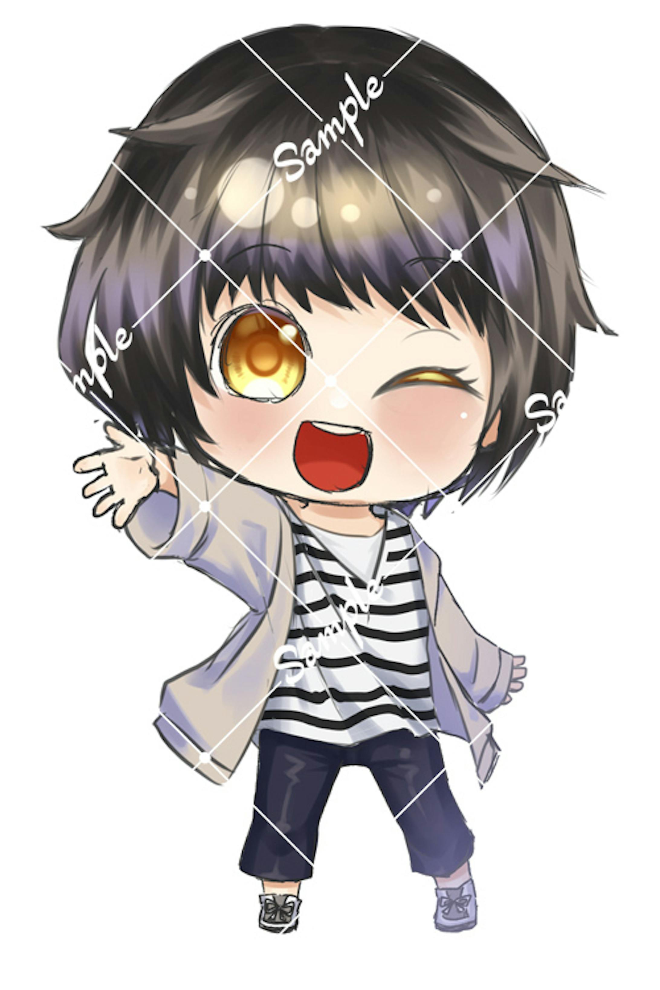   【2022.5】【ミニ立ち絵】【ツール:SAI2】【作成時間:約10時間】Vtuberとして活動されている方のキャラのミニキャラの立ち絵です。元の立ち絵の色味を再現してキャラらしさを崩さないようにしました。     【2022.5】【ミニ立ち絵】【ツール:SAI2】【作成時間:約10時間】Vtuberとして活動されている方のキャラのミニキャラの立ち絵です。元の立ち絵の色味を再現してキャラらしさを崩さないようにしました。  