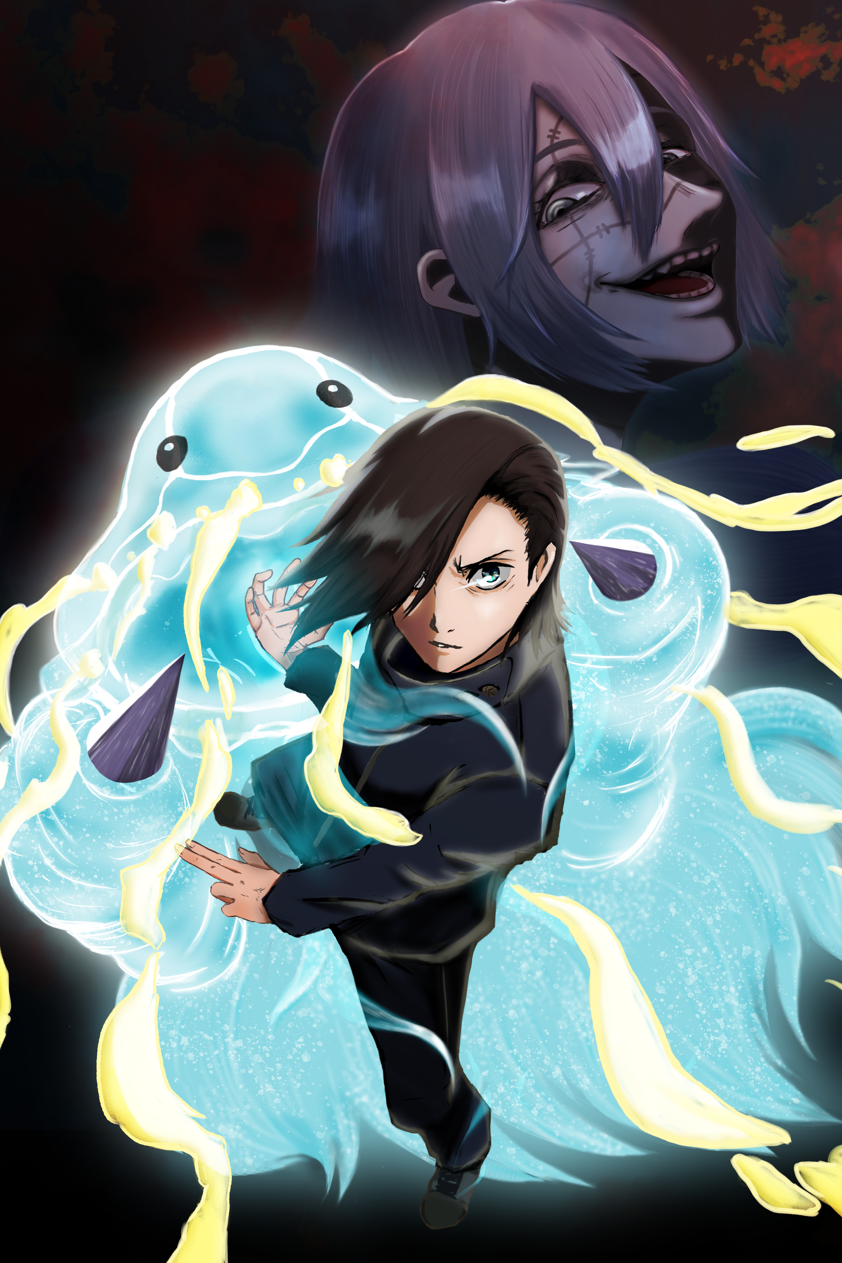 ファンアート】呪術廻戦 吉野順平と真人