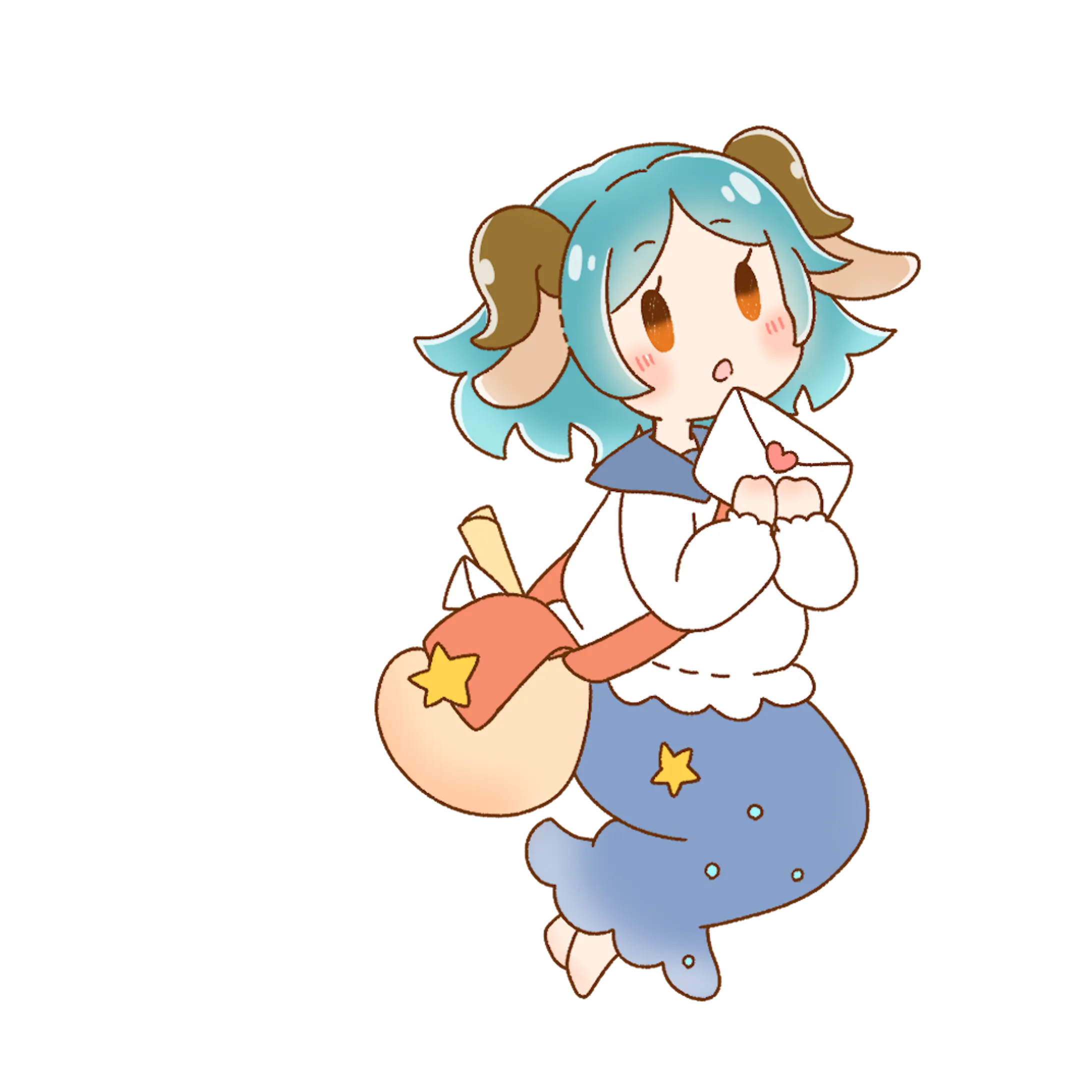 創作 12星座の女の子 4枚