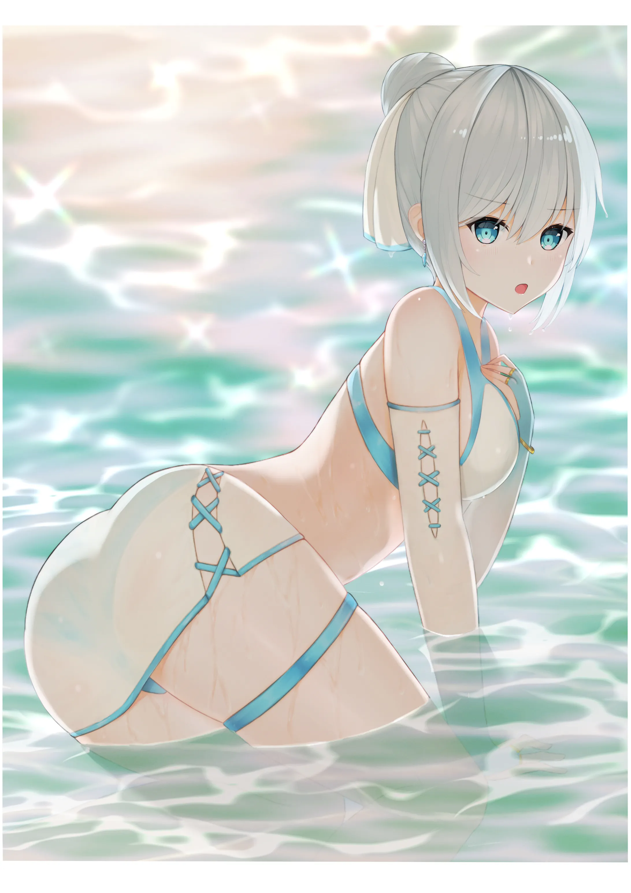 Twitterに投稿した7 8月の水着イラスト Twitterに投稿した7 8月の水着イラスト