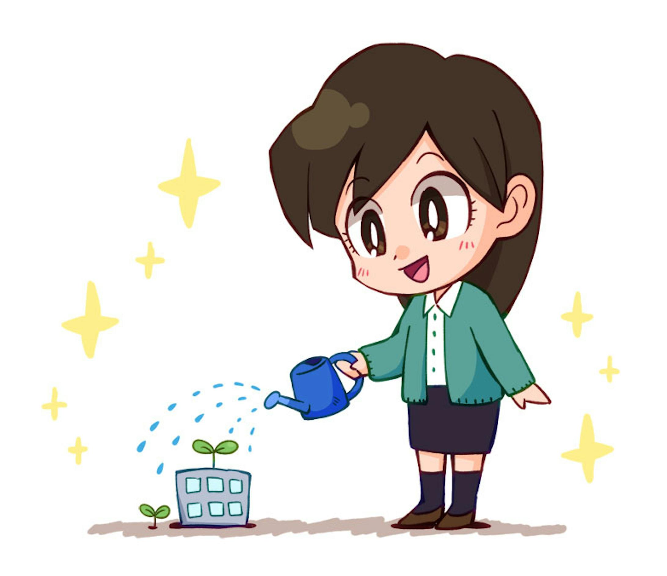 起業のイメージイラスト 起業のイメージイラスト