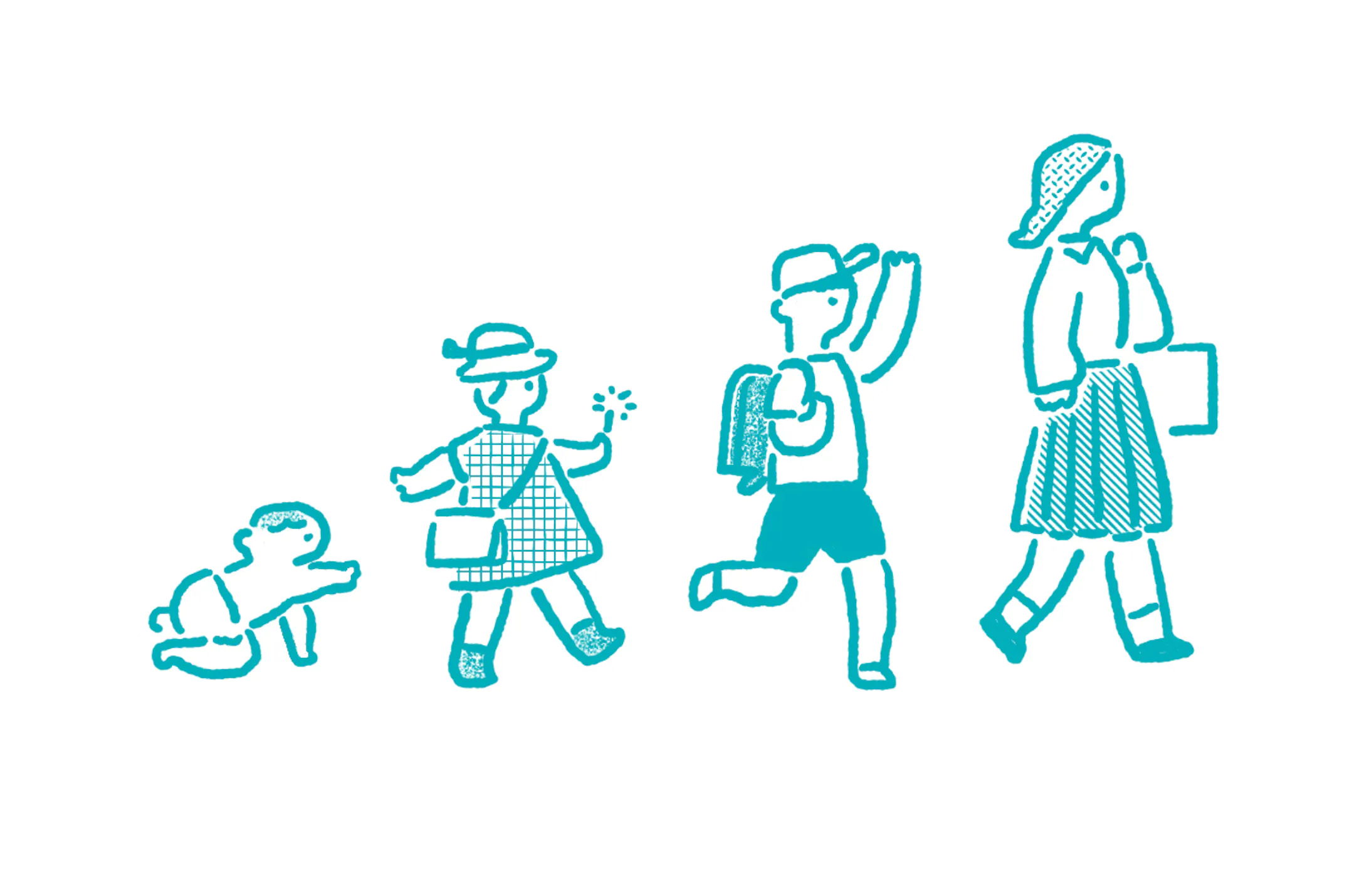 移住ガイドブック 情報ページ見出しイラストカット