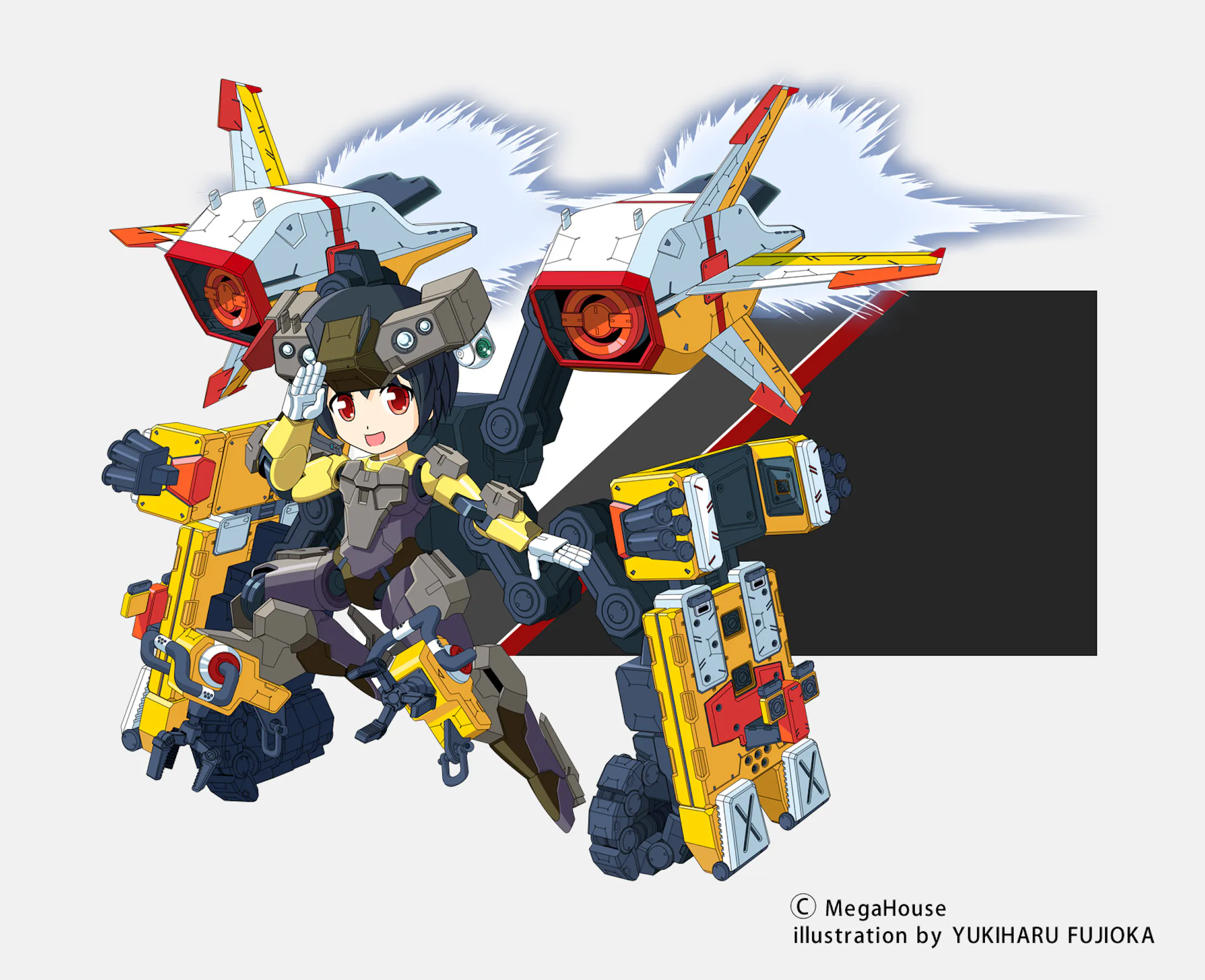 擬人化 メカ少女イラストサンプル