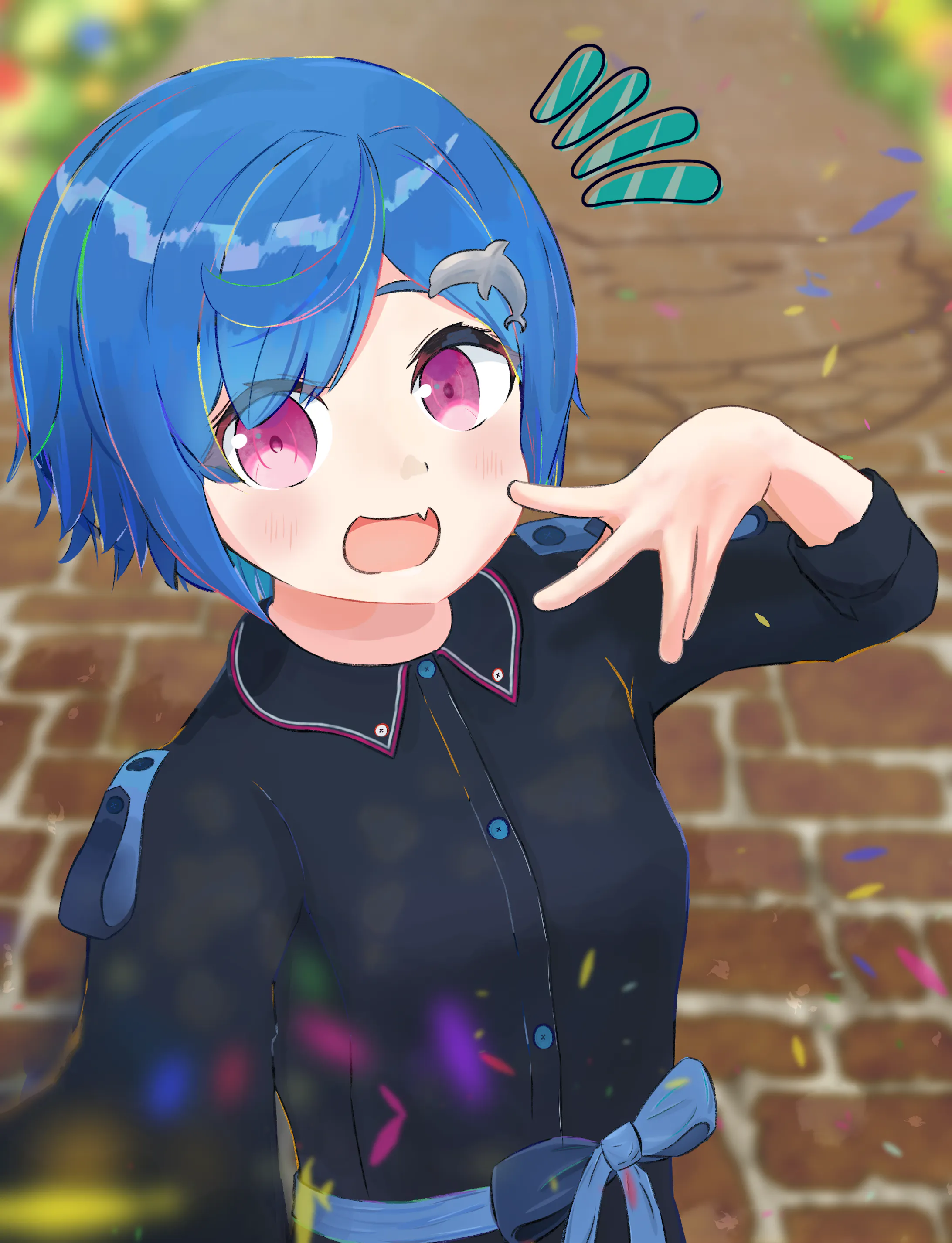 西園ちぐさ 笑顔の にっ