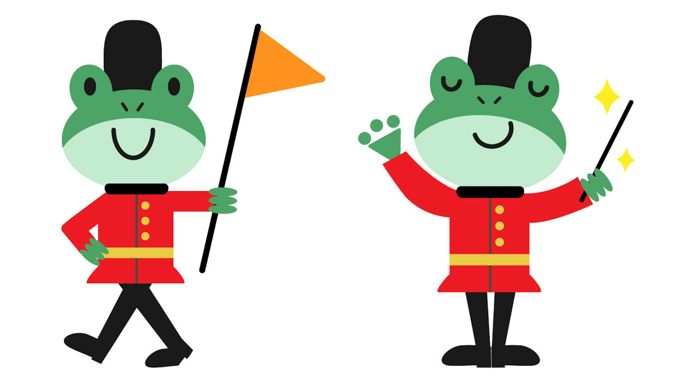 カエルのオリジナルキャラクター カエルのオリジナルキャラクター