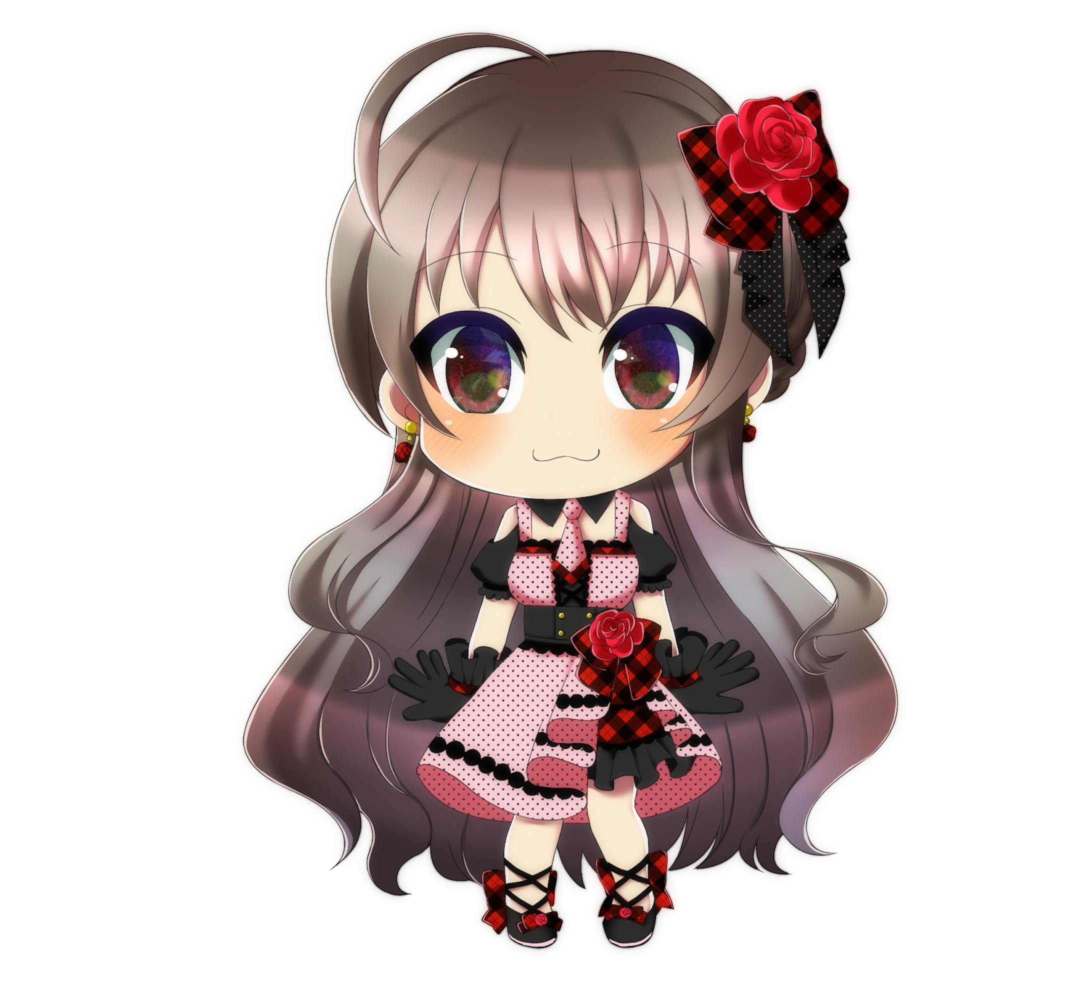 オリジナルアイドル 　デフォルメイラスト（企業案件）-1