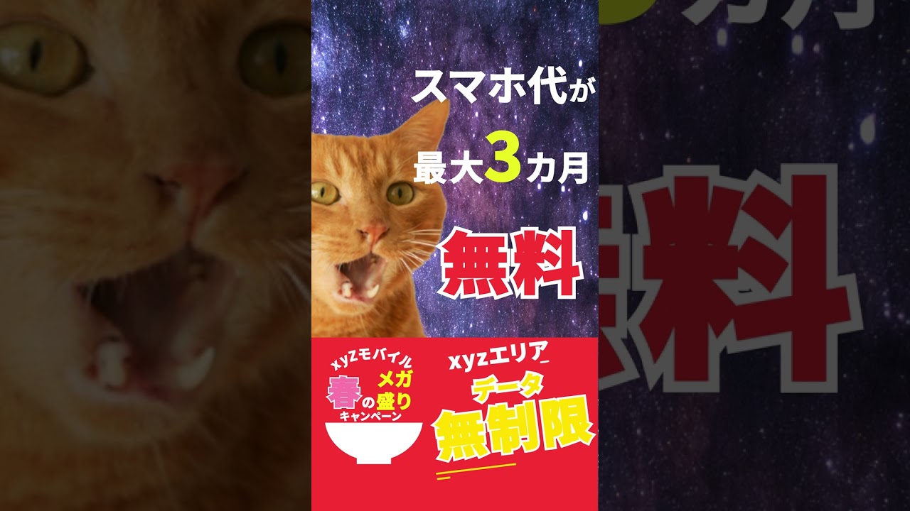 【ショート動画広告】xyzモバイル