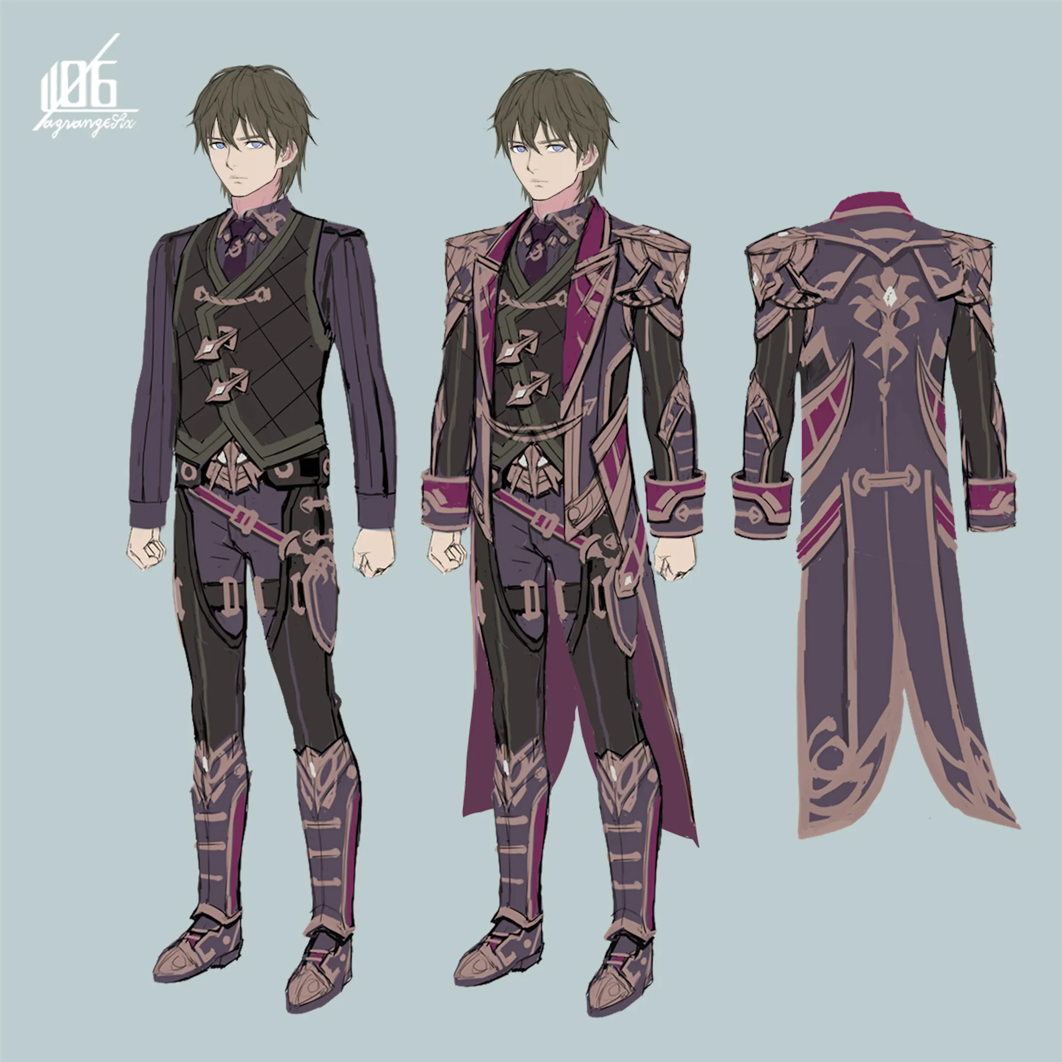 L6騎士服デザインラフ