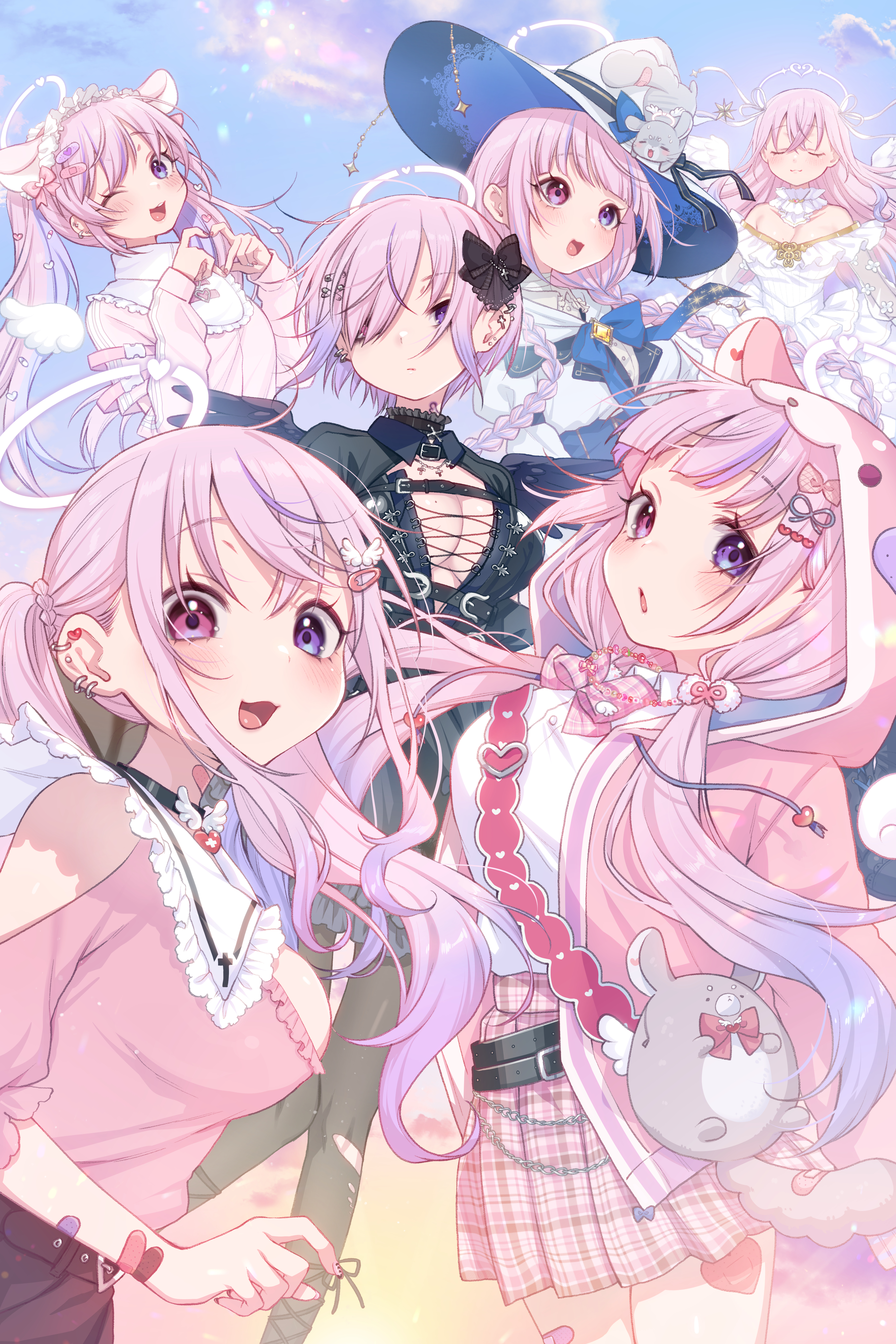 胡桃沢りりか様　周年イラスト-1