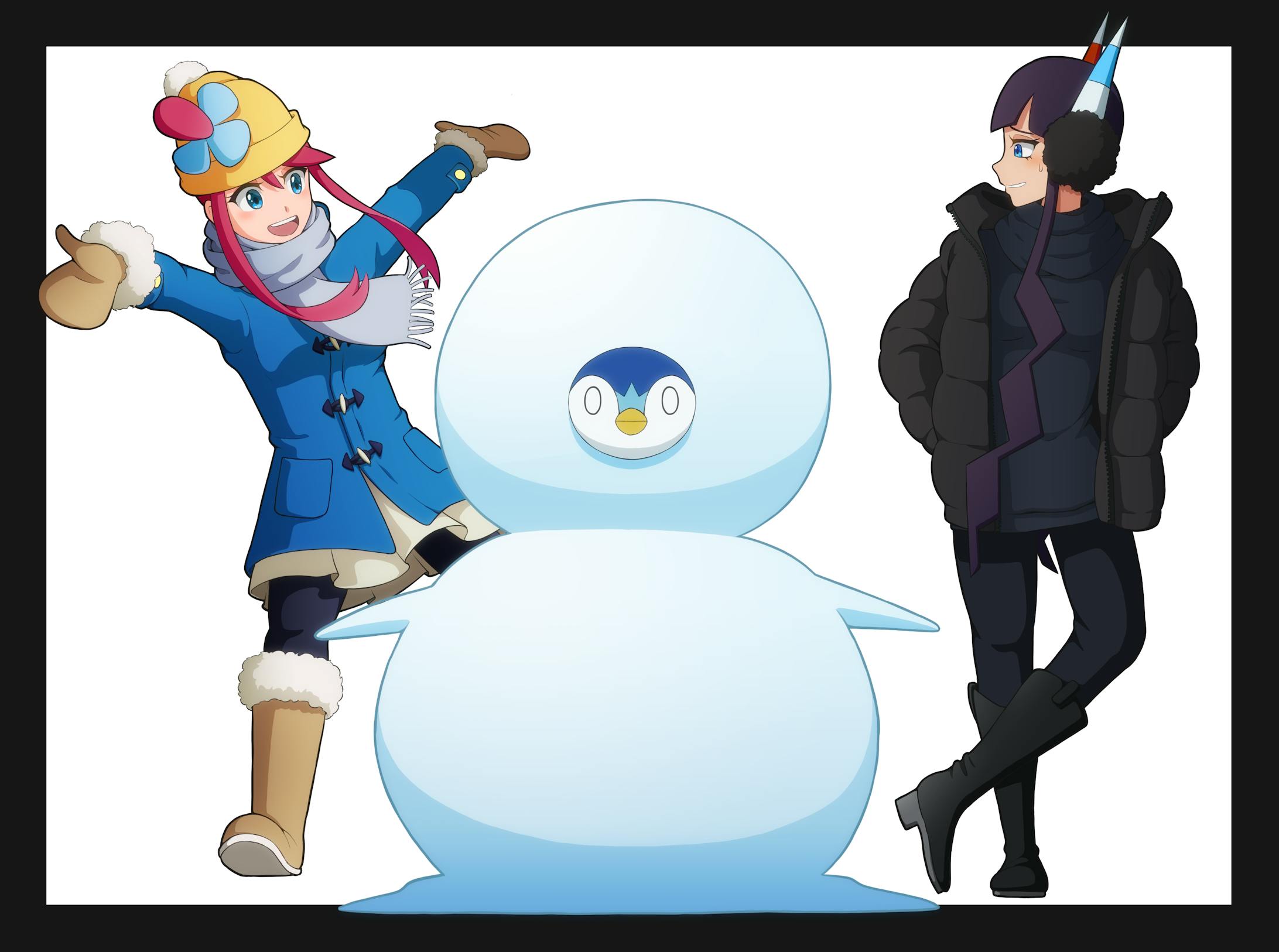 フウロとカミツレとポッチャマ-1